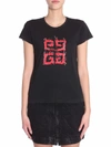 GIVENCHY 4G FLAME AND LOGO T-SHIRT,10555651