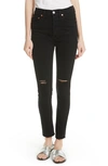RE/DONE HIGH WAIST ANKLE JEANS,189-3WHRAC