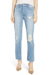 MOTHER THE TOMCAT ANKLE STRAIGHT LEG JEANS,1664-259