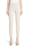 Lafayette 148 Acclaimed Stretch Gramercy Pants In Sand