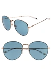 GIVENCHY 60MM ROUND METAL SUNGLASSES - GOLD/ GREEN,GV7089S