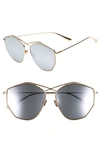 Dior 59mm Metal Sunglasses In Gold