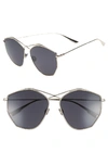 DIOR 59MM METAL SUNGLASSES - LIGHT GOLD,STELL4S