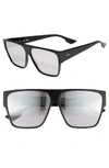 DIOR 62MM FLAT TOP SQUARE SUNGLASSES,DIORHIT