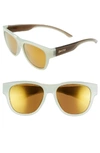 Smith Rounder 52mm Chromapop Polarized Sunglasses - Ice Smoke In Ice Smoke