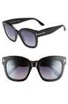 TOM FORD BEATRIX 52MM SUNGLASSES,FT0613W5201C