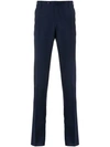 Pt01 Pleated Tailored Trousers In Blue