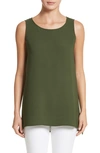 Lafayette 148 Ruthie Silk Blouse In Ficus