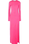 ELIZABETH AND JAMES FALLON STRETCH-JERSEY GOWN