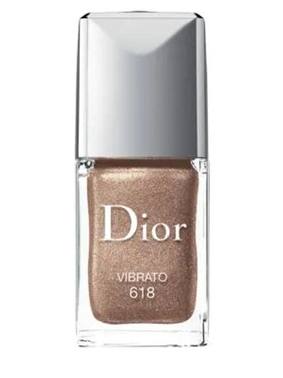 Dior Vernis Couture Colour, Gel Shine & Long Wear Nail Lacquer 2017 Instyle Award Winner In 618 Vibrato