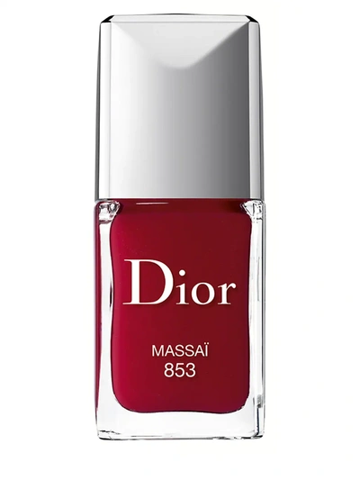 Dior Vernis Couture Colour Gel-shine & Long-wear Nail Lacquer In 853 Massa