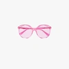 Gucci Fuchsia Pink Specialized Fit Round Frame Sunglasses In Pink
