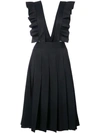 COMME DES GARCONS GIRL jersey ruffle strap pleated skirt,NAA00112811883