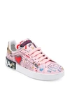 DOLCE & GABBANA Graffiti Mural Sneakers