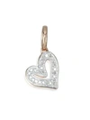 MONICA VINADER Alphabet Diamond & Sterling Silver Heart Pendant