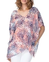 Nydj Printed Chiffon Caftan In Stargazer Desert Flower