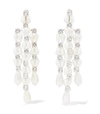 SIMONE ROCHA White Faux Pearl Drop Earrings,1937127257604157296