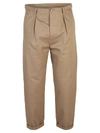 VALENTINO BEIGE PLEATED TROUSERS,10556988