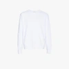 Thom Browne Rwb-stripe Cotton Sweatshirt In Weiss