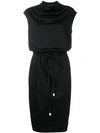 MARC JACOBS MARC JACOBS TIE WAIST DRESS - BLACK,M400745512852122