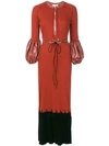 JW ANDERSON puff sleeve maxi dress,DR06WS1812823404