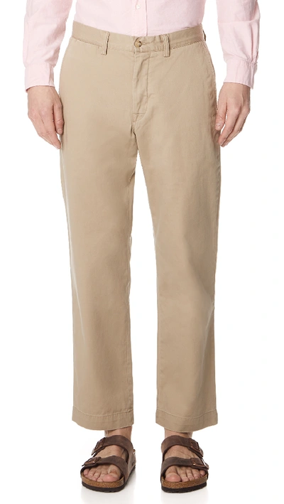 Polo Ralph Lauren Classic Fit Chino Pants In Tan