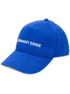 ANDREA CREWS ANDREA CREWS SLOGAN-DETAIL CAP - BLUE,STRAIGHT12824749