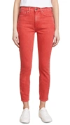 ALICE AND OLIVIA AO. LA BY ALICE + OLIVIA GOOD HIGH RISE ANKLE SKINNY JEANS