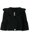 RICK OWENS STRUCTURED HOODED JACKET,RO18S8652CHC12834937