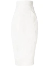 RICK OWENS pencil midi skirt,RO18S8368CVT12834942