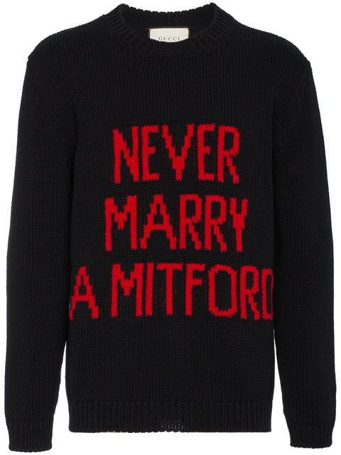 never marry a mitford jumper