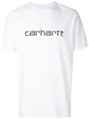 CARHARTT CARHARTT LOGO PATCH T-SHIRT - WHITE,I0238030312834910
