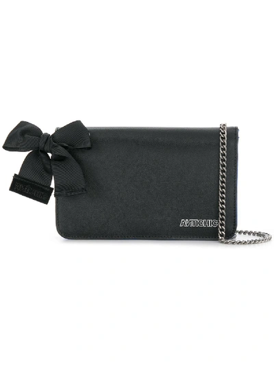 Antichic Big Wallet Shoulder Bag - Black