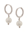 SIMONE ROCHA White Drop Earrings,1937127304075593460