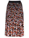 KENZO MULTIcolourED PRINTED SKIRT,10557513