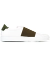GIVENCHY GIVENCHY ELASTICATED STRAP SNEAKERS - WHITE,BM0833787611904786