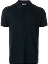Lanvin Logo Embroidered Polo Shirt In Blue