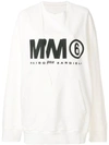 MM6 MAISON MARGIELA logo printed sweatshirt,S32GU0081S2538012826825