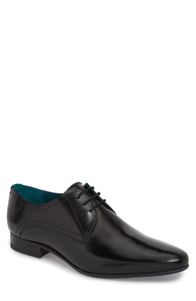 Ted Baker Bhartli Plain Toe Derby In Black