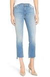 MOTHER 'THE INSIDER' CROP STEP FRAY JEANS,1157-383