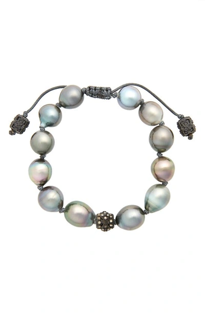 Armenta Old World Pearl & Diamond Bracelet In Gold