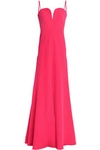 MILLY STRETCH-CREPE GOWN,3074457345618607694