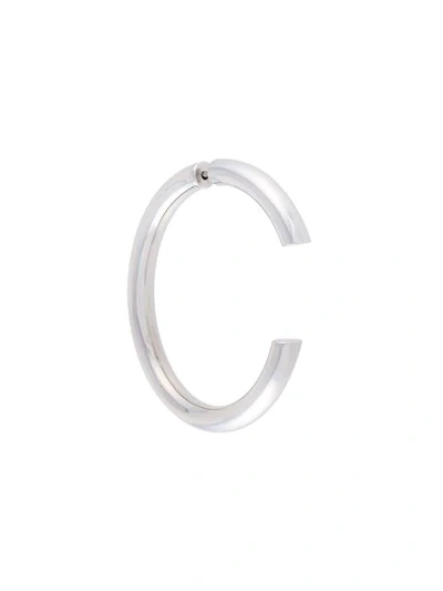 Maria Black Disrupted 40 Single Earring In Silver