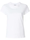 Courrèges Logo Printed Cotton Jersey T-shirt In White