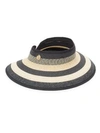VINCE CAMUTO Striped Visor Hat,0400089346532