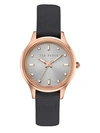 TED BAKER Zoe Round Leather Strap Analog Watch,0400097882664