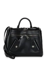 MOSCHINO Boxed Leather Satchel,0400096047727