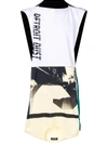 RAF SIMONS DETROIT DUST PRINT SLEEVELESS TEE-SHIRT,181-402-19002-01017