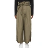 ISSEY MIYAKE ISSEY MIYAKE MEN BEIGE PAPER BOY TROUSERS,ME86FF059