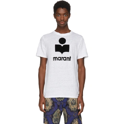 Isabel Marant Logo-print Short-sleeve T-shirt In White